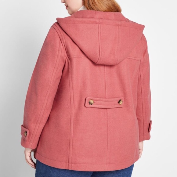 💝ModCloth | Make It A Duffle Rose Coat💝 - Picture 2 of 7